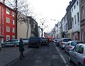 Einsatz Feuerwehr SEK Polizei Koeln Nippes Merheimerstr P141
